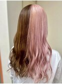 【ピンクベージュ/ナチュラルブラウン】池袋美容室