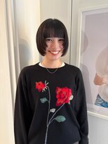 シータ(sheta)&nbsp;【表参道sheta小林】黒髪ダークアッシュ似合わせカットボブ