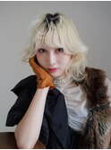 原宿/ウルフカット レイヤー デザインカラー ルーツカラー