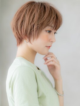 モッズヘア 上尾西口店(mod's hair) ハイトーンカラー大人ガーリー小顔丸みショートX上尾20代30代