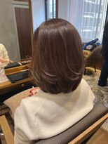 ヘアリゾート粋 新宿三丁目本店&nbsp;大人ミディアム/ココアブラウン/艶髪