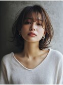 大人シンプルボブ