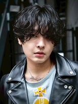 ルーシー 福岡大名店(LUCEY)&nbsp;ツイストスパイラルパーマ波巻きパーマシャドウパーマメンズ
