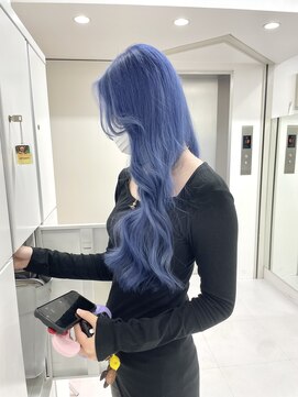 ギア(GEAR.) レイヤーカット×ブルーヘア