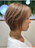 顔型別ヘアスタイル/似合わせ診断/ショートボブ/小顔
