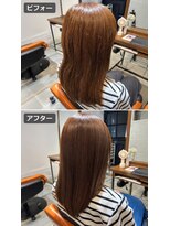 アフェイス(Aface)&nbsp;カット+プレミアム艶カラー+髪質改善トリートメント