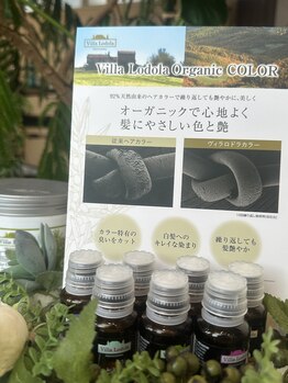 アールシェリー(R.cherie)の写真/髪をいたわりながら、もっと美しく。上質なオーガニックカラーを