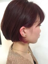 ペネロープ(Penelope)&nbsp;【新宿ペネロープ】 耳かけボブ× チェリーレッド 担当RYO