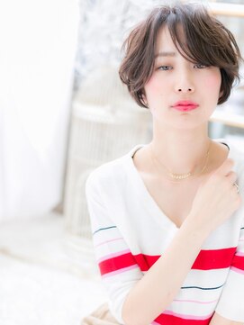 カバーヘア 上尾西口店(COVER HAIR) *mod's上尾*黒髪風…モードな大人ボブa!