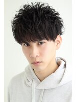 デュノヘアー 神戸三宮店(DUNO hair)&nbsp;【DUNO三ノ宮】メンズパーマ×ワイルドアップバ ング