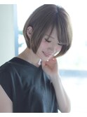 骨格補正小顔ショート☆似合わせカット　大人ガーリー