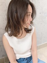 クラフト ヘア デザイン(CRAFT HAIR DESIGN)&nbsp;大人ニュアンスミディ×アッシュベージュ