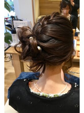 アスピリーフ(ASPILEAF) 【ASPILEAF】結婚式お呼ばれ編み込みヘアアレンジ