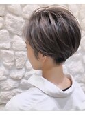 小顔#ハンサムショート#イメチェン#大人かわいい