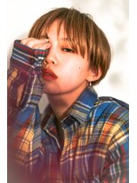 テトヘアー(teto hair) マッシュショート、ブロンド、マニッシュショート