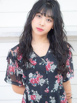 オーブ ヘアー ライブス 仙川店(AUBE HAIR RIVES) 黒髪◆ほつれ清楚パーマ