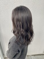 カプア 仙台駅前店(Kapua)&nbsp;ダークグレージュ/ゆるふわカール/レイヤーミディアム/20代30代