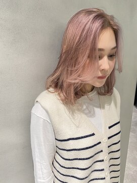 リンドトウキョウ(LINDO TOKYO) YA70_ペールピンクベージュ/ハイトーン/Wカラー/ピンクカラー