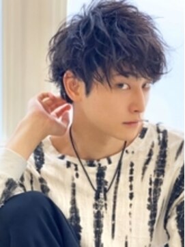 アグ ヘアー スプリング 八戸青葉店(Agu hair spring) 《Agu hair》ソフトツーブロッククセ毛風ツイストパーマ