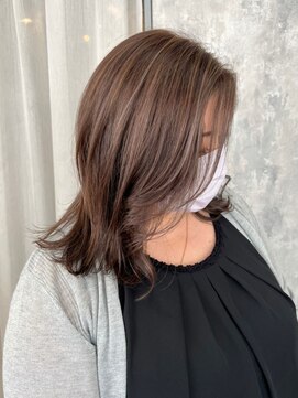 ティダスマイル(tida smile) 脱白髪染め☆白髪ぼかしハイライト