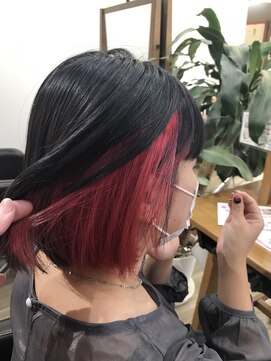 イーアップ バイ ボス(e up by boss) インナーカラー【レッド】