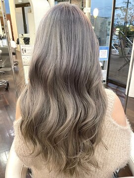 イーストハムアール(EAST HAM r) しなやかロング☆ホワイトベージュ