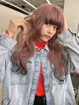 エゴル ナゴヤサカエ(ENGOL NAGOYA SAKAE) pink black end color/ハイトーンカラー