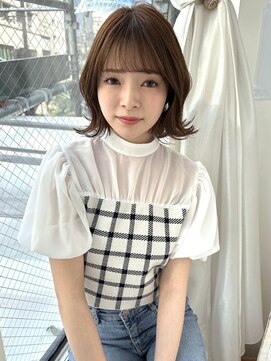 バイオレット 表参道店(Violet) くびれボブ 簡単スタイリング 小顔ヘア