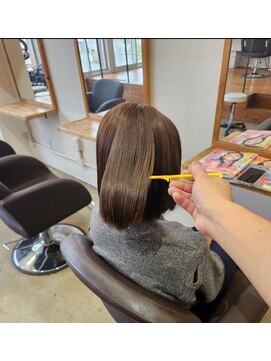 エイト オキナワ 沖縄新都心店(EIGHT okinawa) お客様スタイル_ブリーチ履歴×髪質改善【EIGHT　荒井】