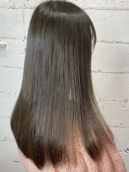 ヘアー ルシア(hair lucia)の写真/話題の髪質改善トリートメント・超音波アイロン新導入！今までにないツヤ・手触り・まとまりの良さを実感◎