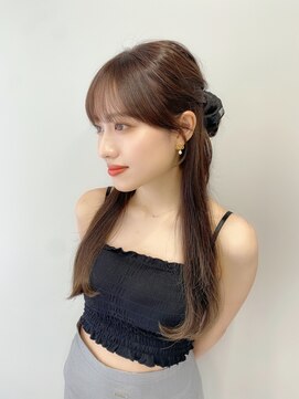 モク 立川(moc) moc style 立川/韓国/ブリーチ/髪質改善/前髪/顔まわり/レイヤー