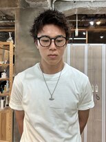 スパイキーショートピンパーマ