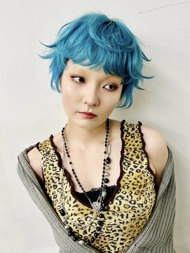 レコ(LECO) ハイトーンシアンブルーショート