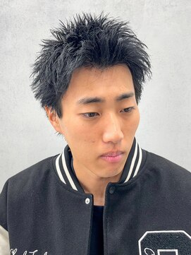 ルースト 西院店(ROOST) スパイキーショート×黒髪