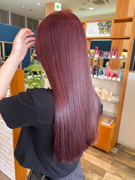 ノート ヘアーサロン(NOTE HAIR SALON) バーガンディーピンク