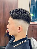 グレイスフルバーバーロンドン 大宮店(Graceful Barber London)&nbsp;【20代 男性】ロンドン七三スキンフェード（大宮/バーバー）