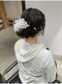 サイドお団子 ヘアアレンジ ヘアセット <渋谷/渋谷駅>