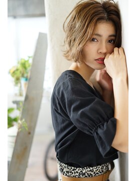 トリコ 柏(tricot) ボブ/レイヤー/くびれヘア/ベージュ