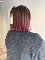 ルウ 押上(rue)&nbsp;〈押上 半個室〉ブリーチグラデーション　ベージュ　ピンク