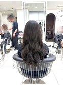 Long layer style and digital perm