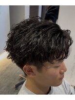 クレヨン ケース(Crayon case)&nbsp;メンズ 無造作パーマすっきり刈り上げ束感セット