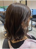 南仙台顔まわりレイヤーカット顔周りカットブリーチなしカラー