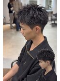 ビジネスマンにおすすめスパイキーアップバングショート