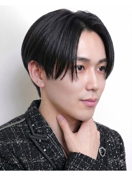 ミヤビ(MIYAVI) 韓国風ナチュラルシースルーセンターパート