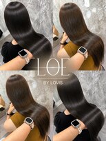 ロエ 大宮(LOE) 縮毛矯正/ストレート/ミルクブラウン/ダウンバング