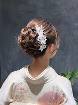 バサラ 大阪梅田店(VASARA)&nbsp;訪問着　ヘアセット　ロング　和髪　まとめ髪　礼装　大阪