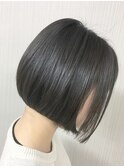 切りっぱなしボブ