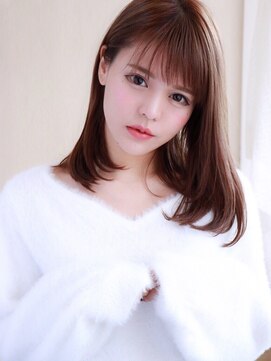 レガロヘアーデザイン(Regalo hair design) Regalo☆大人かわいい耳かけナチュラルストレート☆