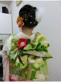 成人式着付け
