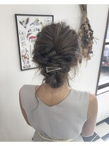 ヘアーデザインサロン スワッグ(Hair design salon SWAG)&nbsp;ゆるふわアレンジ　結婚式　二次会セットアレンジ